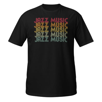 Camiseta de música jazz retro