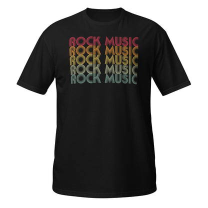 Camiseta de música rock retro