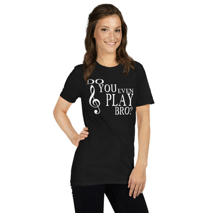¿Tocas siquiera la clave de sol, hermano? - Camiseta