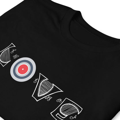 Camiseta musical LOVE Vinyl Record