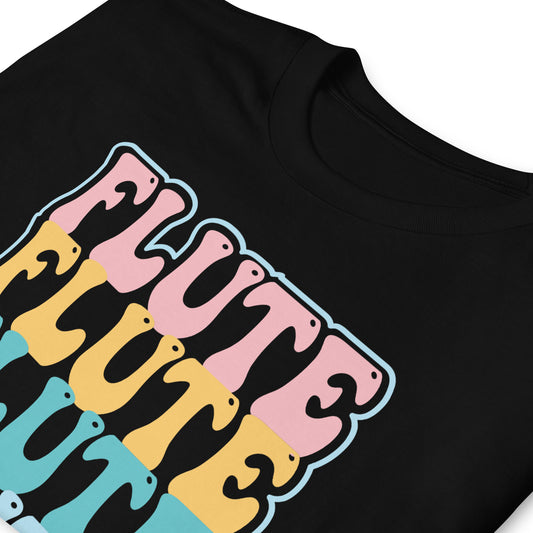 Camiseta retro de flauta