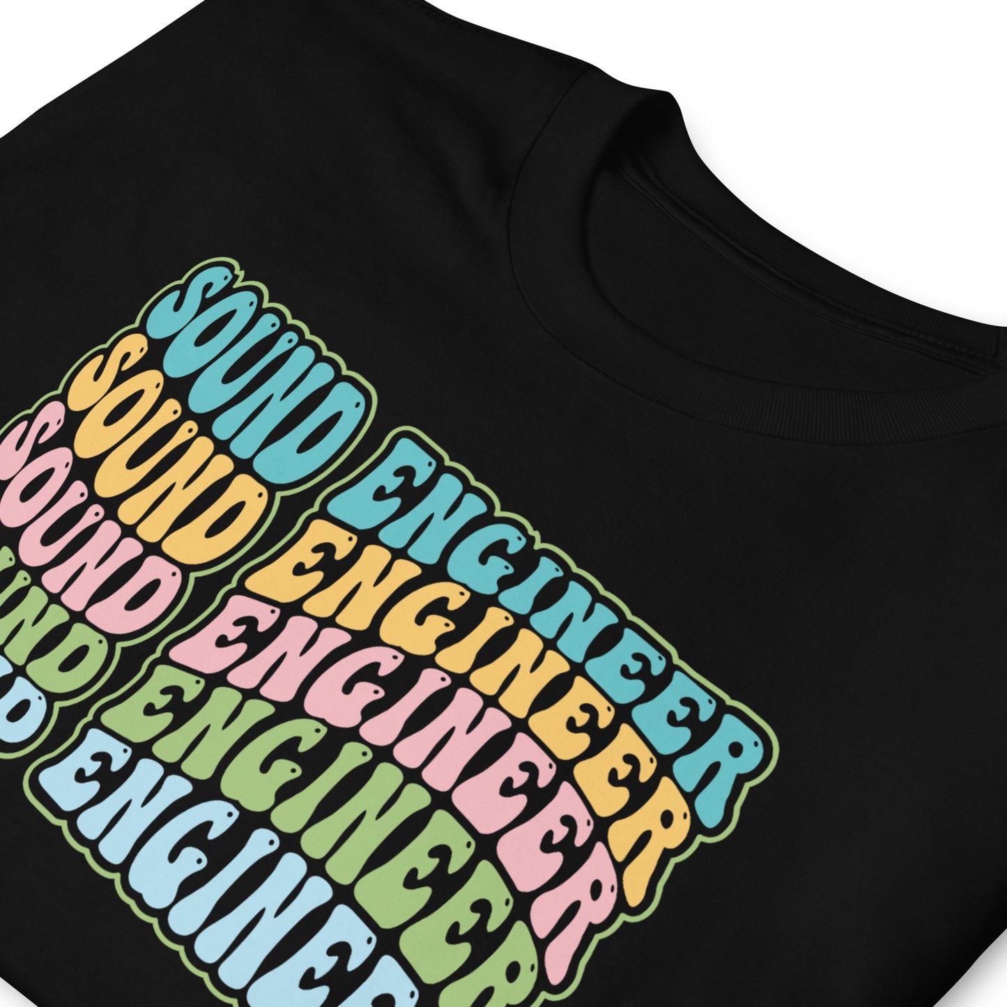 Retro Sound Engineer Music Tee