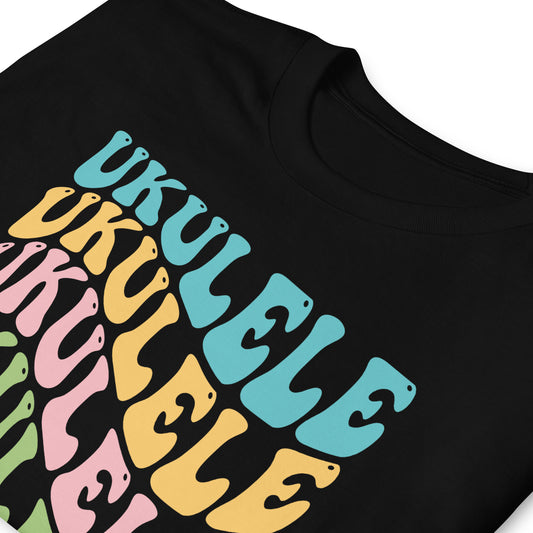 Camiseta retro de ukelele