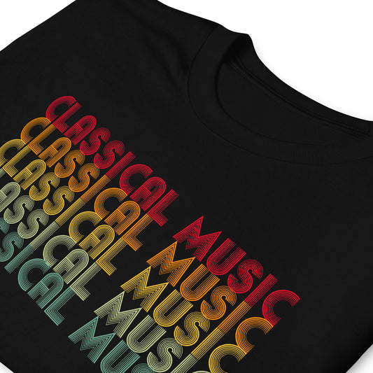 Camiseta de música clásica retro