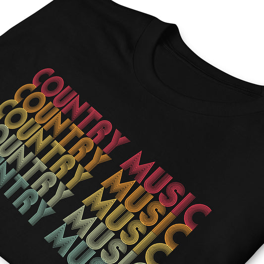 Camiseta de música country retro