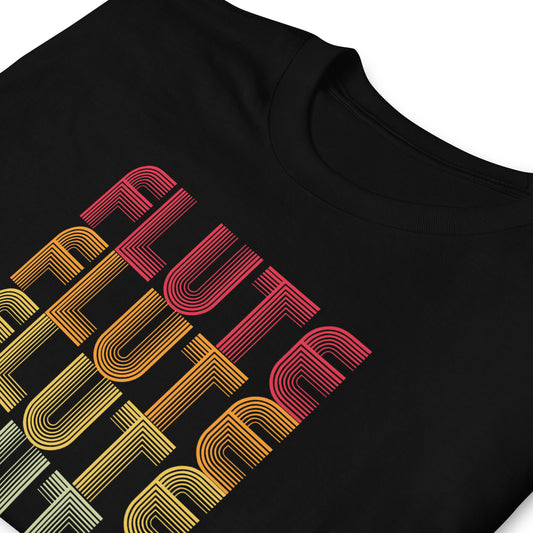 Camiseta retro de flauta
