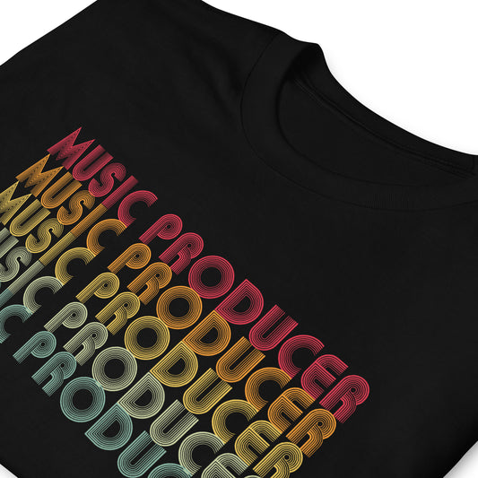 Camiseta de productor musical retro