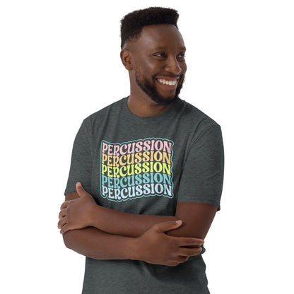 Camiseta de percusión retro