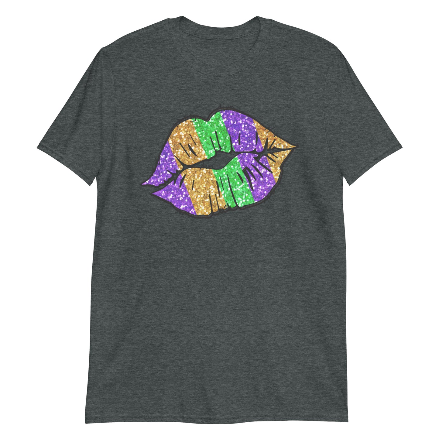 Mardi Gras Glitter Lips Tee