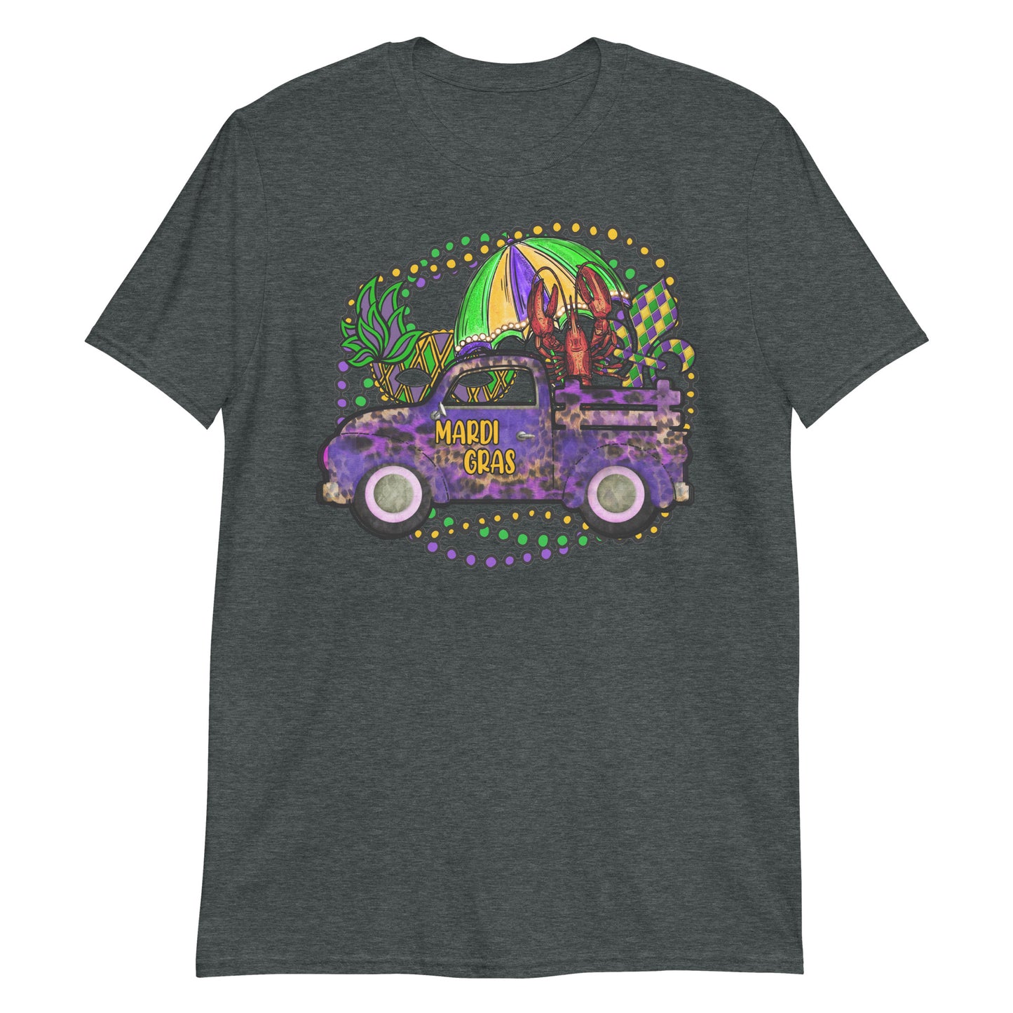 Crawfish Mardi Gras Truck Tee