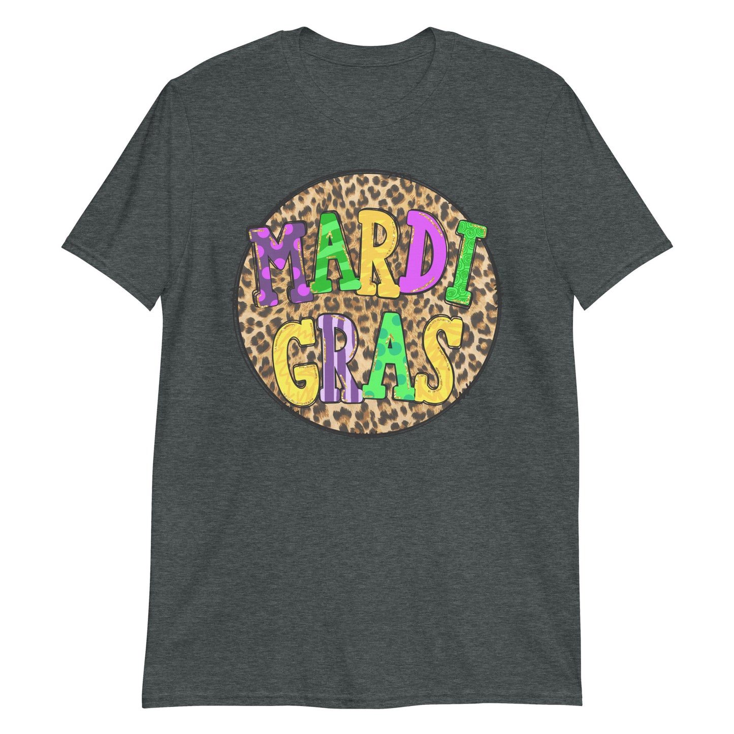 Mardi Gras Leopard Print Shirt