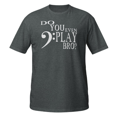 ¿Tocas siquiera la clave de fa, hermano? - Camiseta