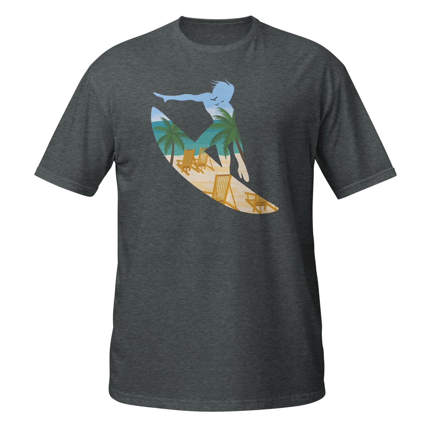 Beach Surfer Silhouette Shirt