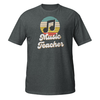 Camiseta retro de profesor de música