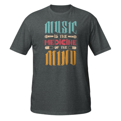Camiseta La música es la medicina de la mente