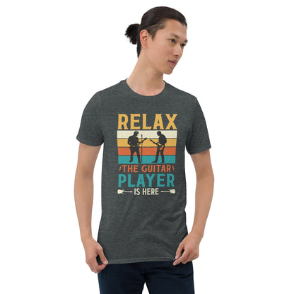 Camiseta "Relájate, el guitarrista está aquí"
