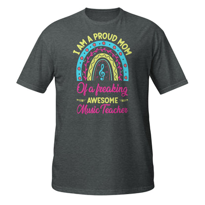 Camiseta "Mamá orgullosa de un profesor de música increíble"