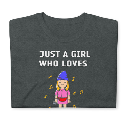 Camiseta "Solo una chica que ama el anime y la música"