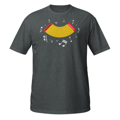 Camiseta con melodía de acordeón