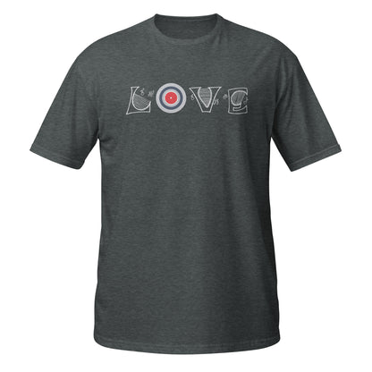 Camiseta musical LOVE Vinyl Record