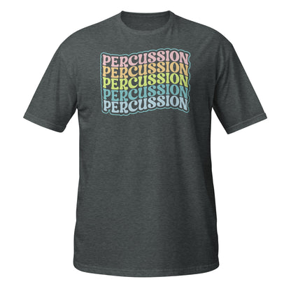 Camiseta de percusión retro