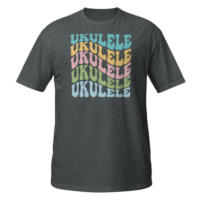 Camiseta retro de ukelele