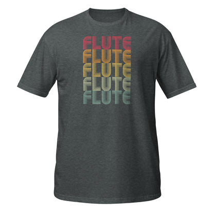 Camiseta retro de flauta