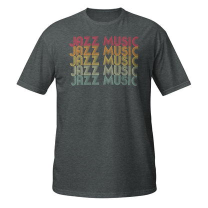 Camiseta de música jazz retro