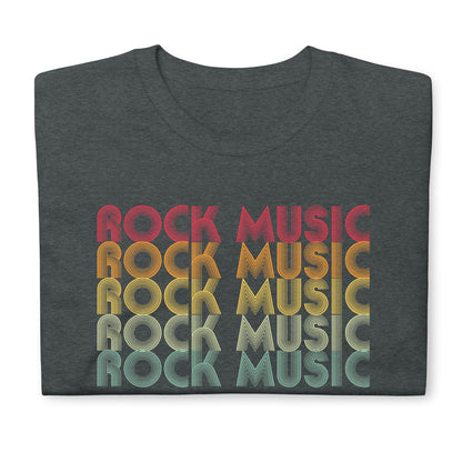 Camiseta de música rock retro