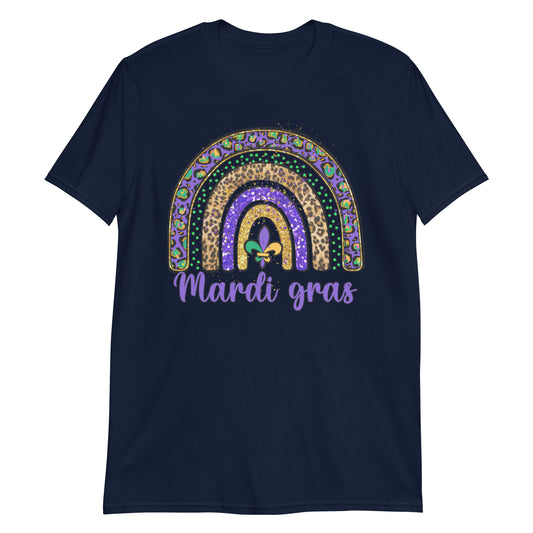 Camiseta arcoíris de Mardi Gras