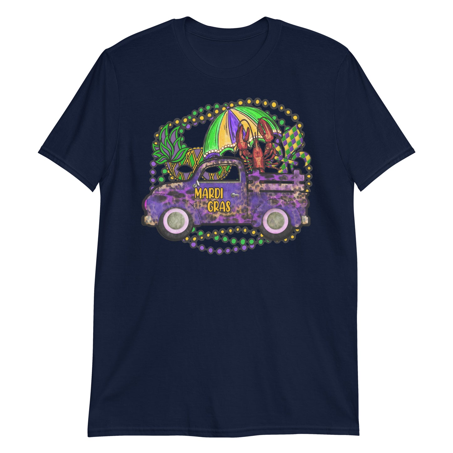 Crawfish Mardi Gras Truck Tee