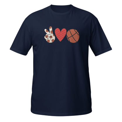 Camiseta de baloncesto Peace Love