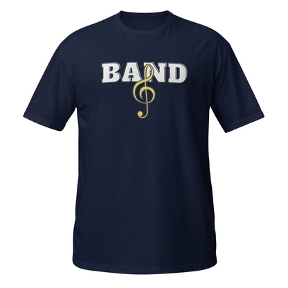 Camiseta con clave de sol de banda