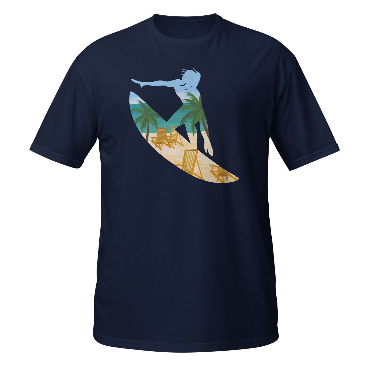 Beach Surfer Silhouette Shirt