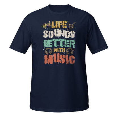 Camiseta "La vida suena mejor con música"