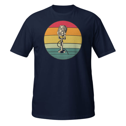 Camiseta de micrófono retro