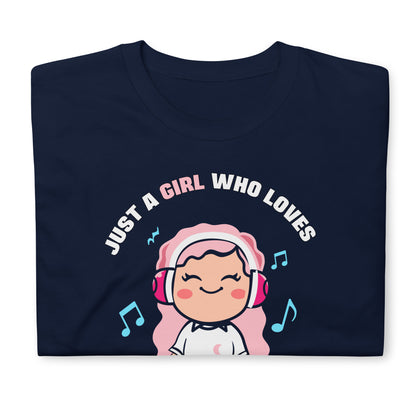 Camiseta "Solo una chica que ama el anime y la música"