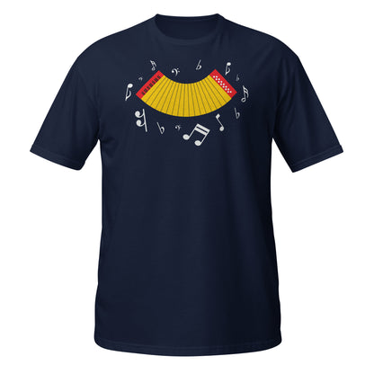 Camiseta con melodía de acordeón