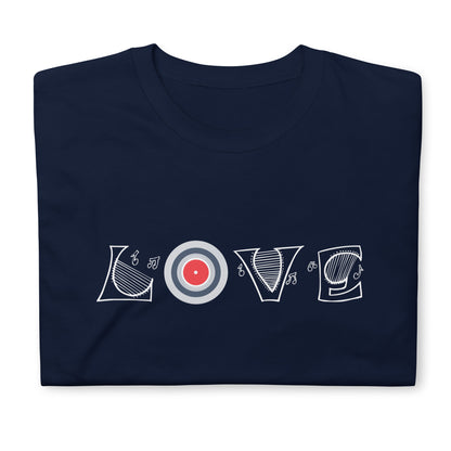 Camiseta musical LOVE Vinyl Record