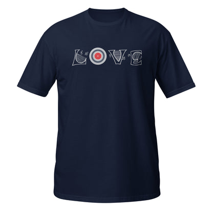 Camiseta musical LOVE Vinyl Record
