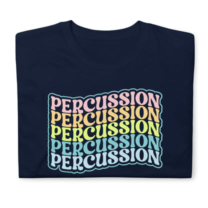 Camiseta de percusión retro
