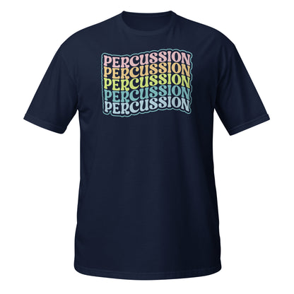 Camiseta de percusión retro