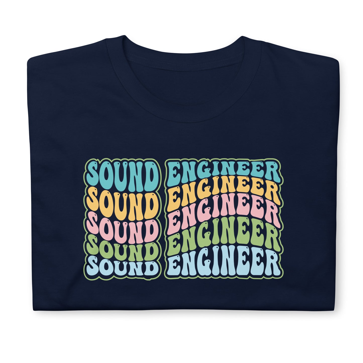 Retro Sound Engineer Music Tee