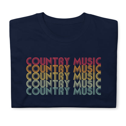 Camiseta de música country retro