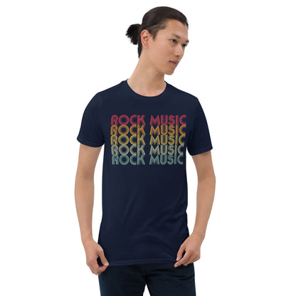 Camiseta de música rock retro