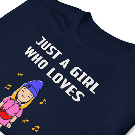 Camiseta "Solo una chica que ama el anime y la música"