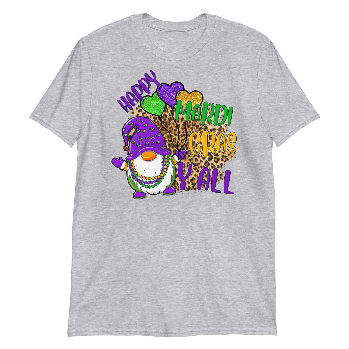 Happy Mardi Gras Y’all Gnome Tee