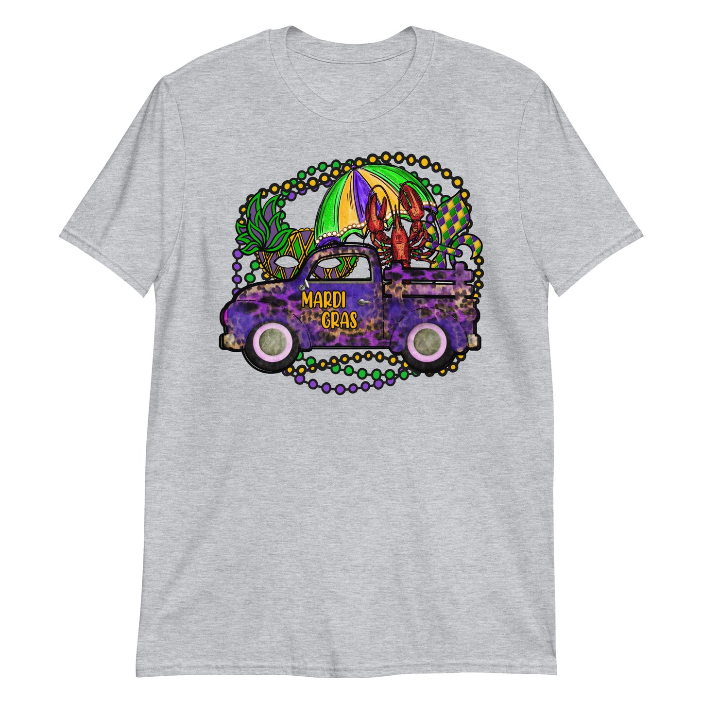 Crawfish Mardi Gras Truck Tee