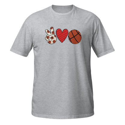 Camiseta de baloncesto Peace Love