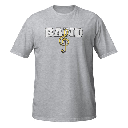 Camiseta con clave de sol de banda